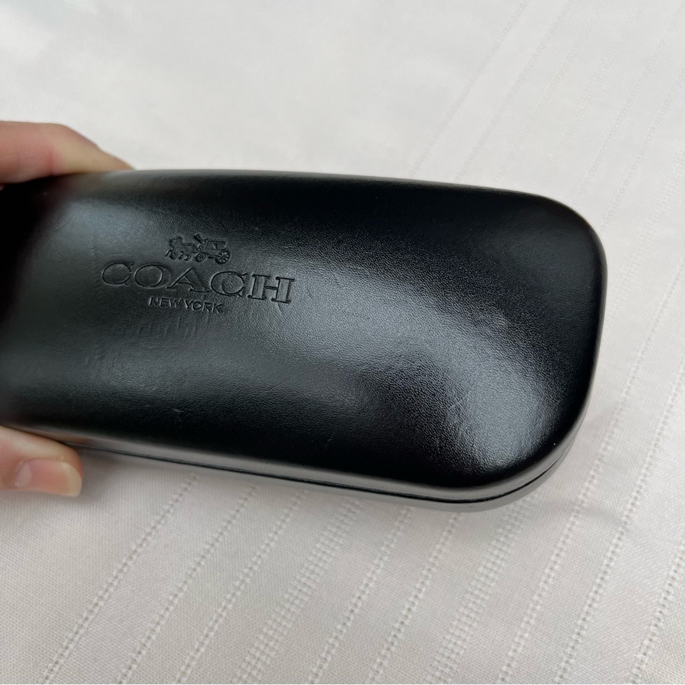 Black Coach Sunglasses Case Clamshell Hard Case - Picture 4 of 11